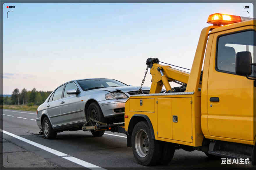 朝阳县拖车救援电话【案例】